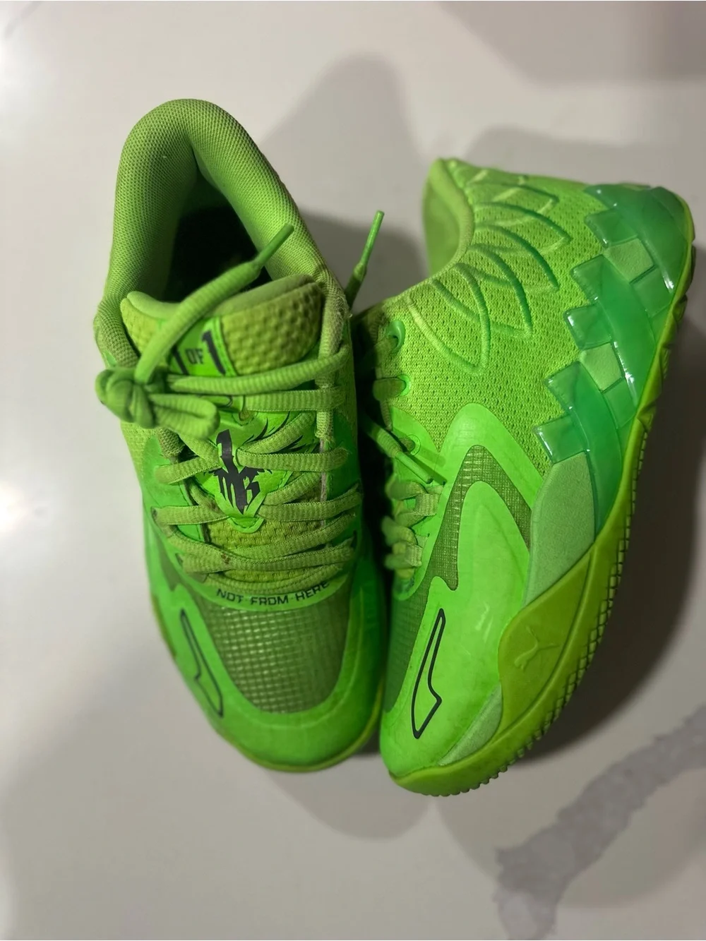 Puma Kids' Neon Green Athletic Sneakers